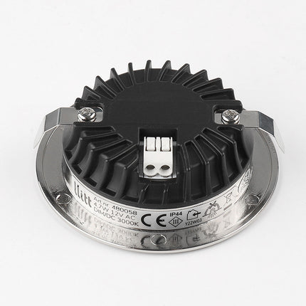 Alice 12V Einbaustrahler 3000K IP44 340lm Gebürsteter Stahl 1er-Pack