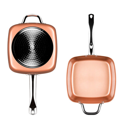 Allzweck-Kupferpfannen-Set 5 in 1 Coppans InnovaGoods 4-teilig