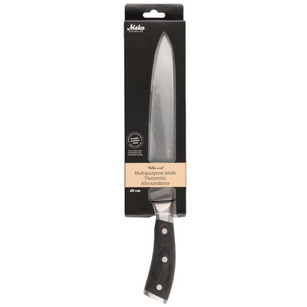 Allzweckmesser, 20 cm, Pakkaholzgriff