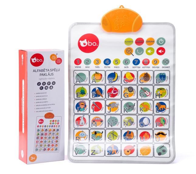 Alphabet-Spielmatte Lernspielzeug für Kinder – lettische Sprache