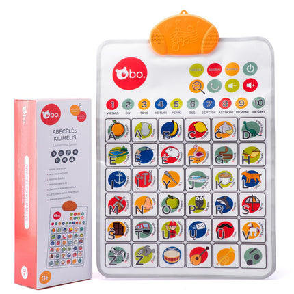 Alphabet Playmat Educational Toy for Kids, Lithuanian Language