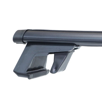 Aluminium Roof Bars, Black, 124 cm – Universal Fit