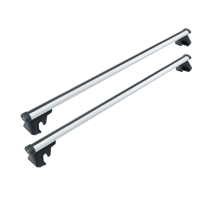 Aluminium Roof Bars, Silver, 135 cm – Universal Fit