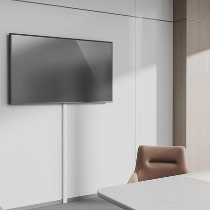 Aluminium-Kabelkanal, 75cm, Wandmontage, Weiß