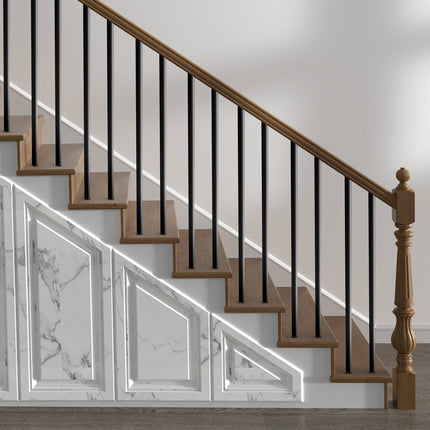 Aluminum Stair Balusters, 101 Pack, 26 In, Matte Black