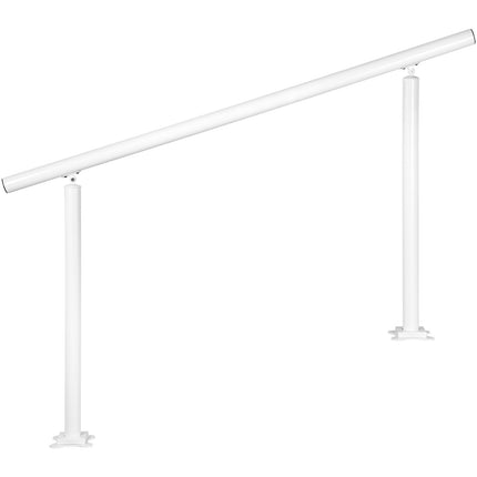Aluminum Stair Handrail 60 In, Adjustable, 0-5 Steps