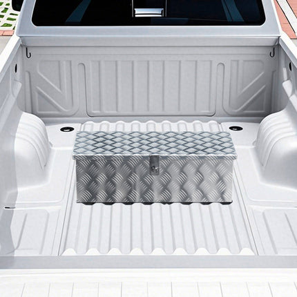 Aluminum Truck Bed Tool Box 30x13x9.6 in, Lock & Keys