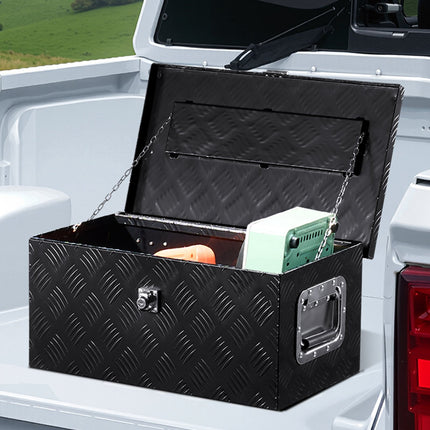 Aluminum Truck Bed Tool Box, Locking, 20 x 12 x 9.5 in