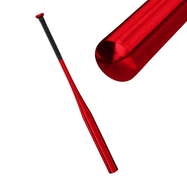 Aluminum baseball bat, red