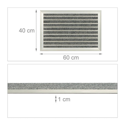 Aluminium-Fußmatte