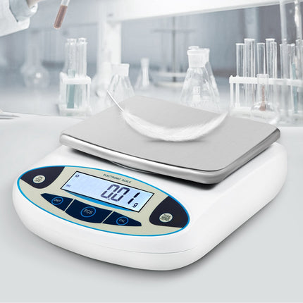 Analytical Balance Scale 5000g, 0.01g Readability, LCD