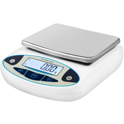 Analytical Balance Scale 5000g, 0.01g Readability, LCD