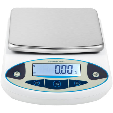 Analytical Balance Scale 5000g, 0.01g Readability, LCD