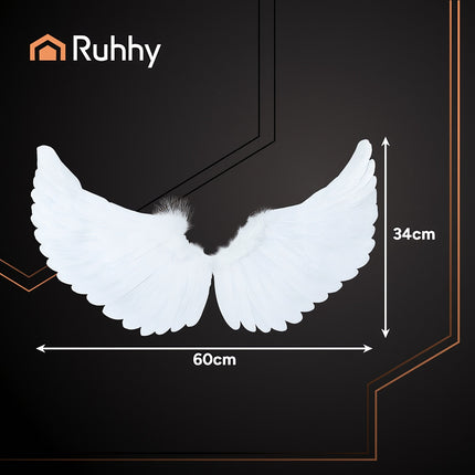Angel Wings Costume Set with Halo and Wand