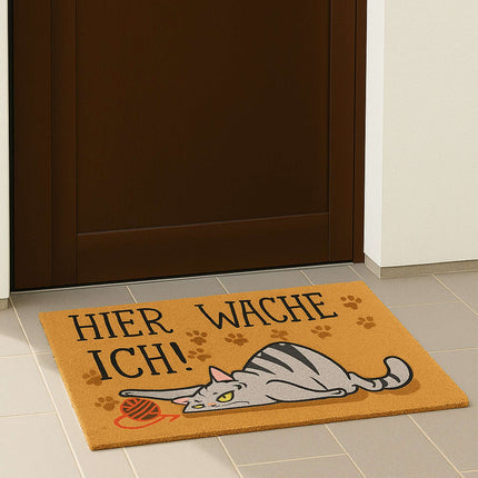 Animal Doormat, Coconut Fiber, 60x40 cm, Dirt-Trapping
