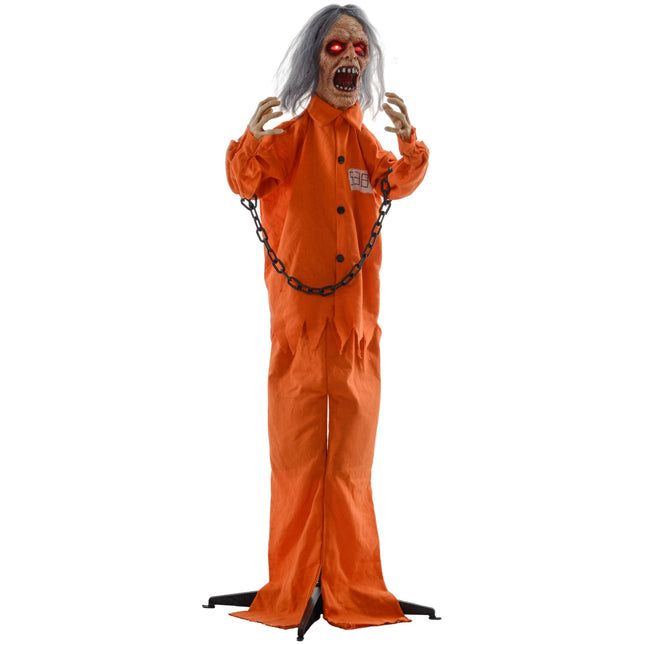Animated Halloween Decoration with Sound and Light Effects