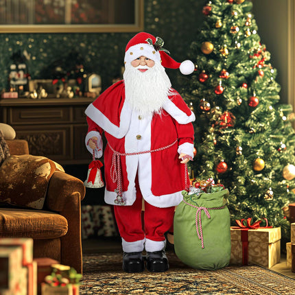 Animierter Weihnachtsmann mit Musik und Bewegung, für den Innenbereich