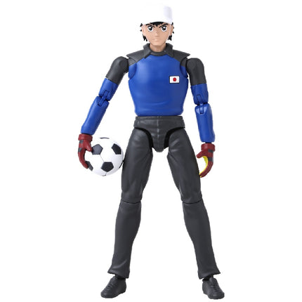Anime Heroes Captain Tsubasa Figur mit Zubehör, 16 cm - Genzo Wakabayashi