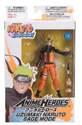 Figurka Anime Heroes Naruto s příslušenstvím, 16 cm - Uzumaki Naruto Sage Mode