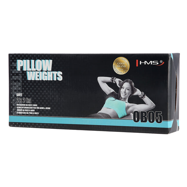 Ankle & Wrist Weights, 2 x 2 kg, Gray