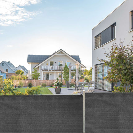 Anthracite garden screen 1 m high