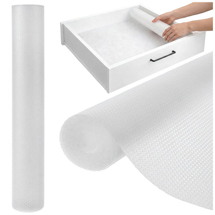 Anti-Slip Drawer Mat, White, 500x50 cm, Waterproof