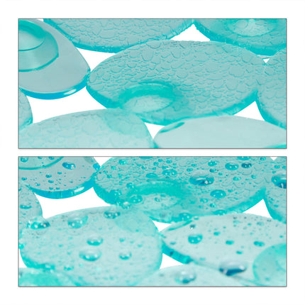 Anti-Slip Square Bathtub Mat with Suction Cups