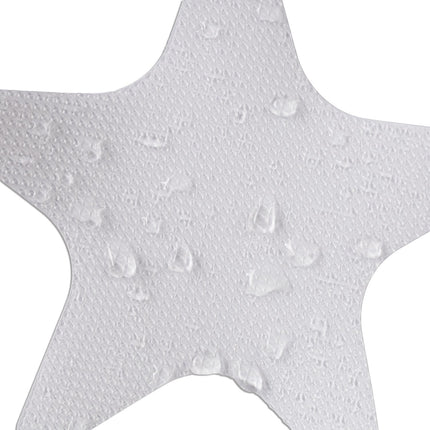 Anti-Slip Starfish Stickers, 30-Pack, Transparent