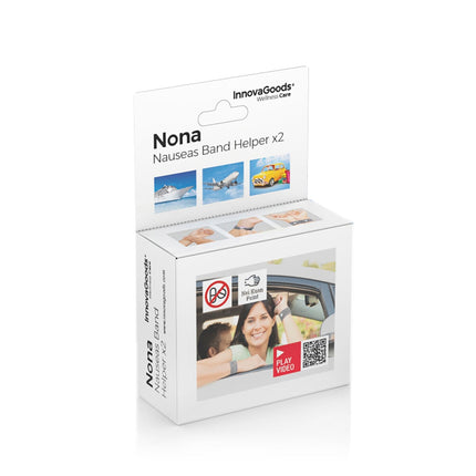 Anti-Übelkeitsarmband mit Nei-Kuan-Druckpunkt Nona InnovaGoods (2er-Pack)