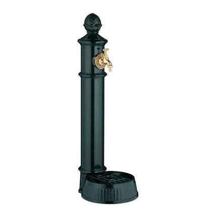 Antique Column Fountain with Tap & Basin – 83 cm