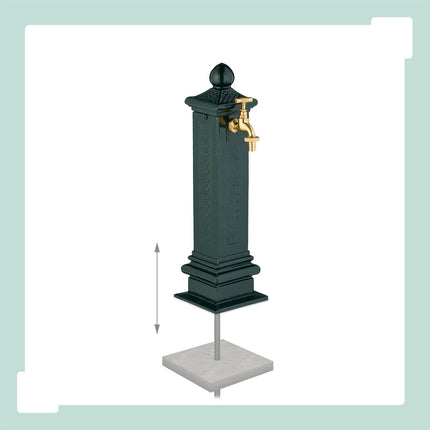Antique Metal Column Fountain, 47 cm