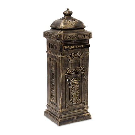 Antique Style Cast Aluminium Freestanding Mailbox