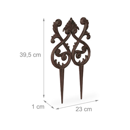 Antikes Bettgitter 2er Set