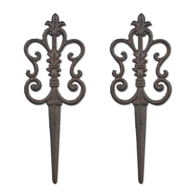 Antiker Gartenstecker 2er Set