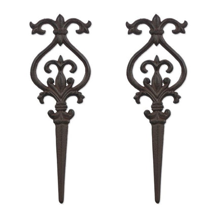 Antiker Gartenstecker 2er Set
