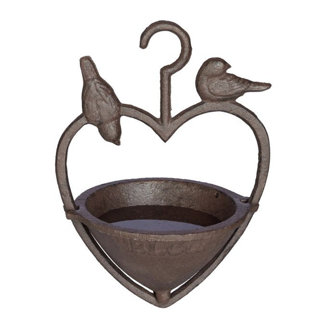 Antique hanging bird bath