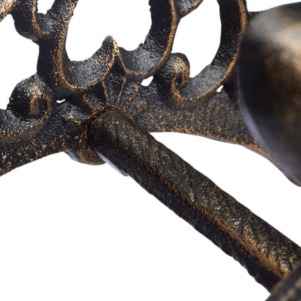 Antique hose holder with frog