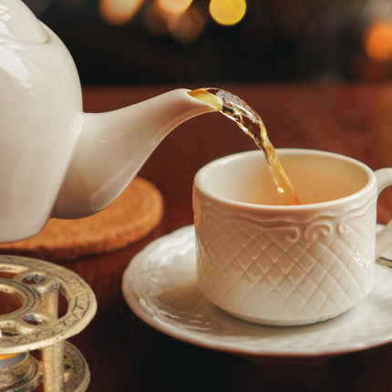 Antique teapot in gold