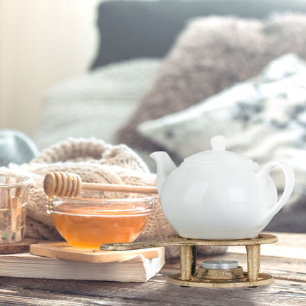 Antique teapot in gold