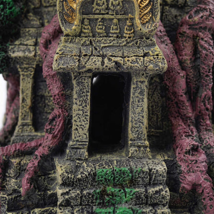 Aquarium Temple Ornament, Polyresin Cave Hideaway