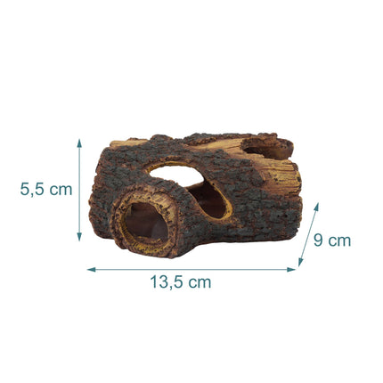 Aquarium Tree Trunk Cave Decor, Non-Toxic Resin