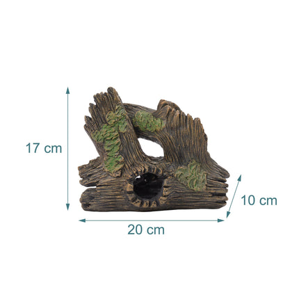 Aquarium Baumstamm-Ornament – Polyresin Versteckhöhle