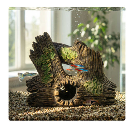 Aquarium Baumstamm-Ornament – Polyresin Versteckhöhle