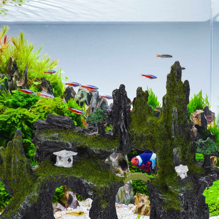 Aquarium decoration, aquarium accessories stone