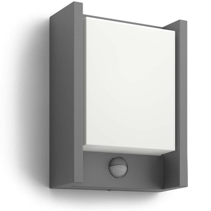 Arbor Wandleuchte Sensor Ultra Effiziente LED 3,8W 800lm Anthrazit