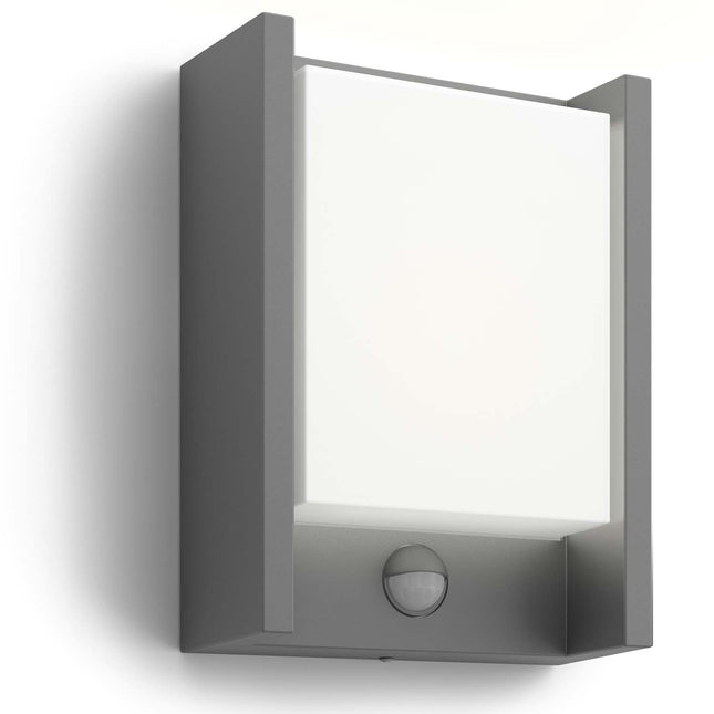 Arbor Wandleuchte Sensor Ultra Effiziente LED 3,8W 800lm Anthrazit