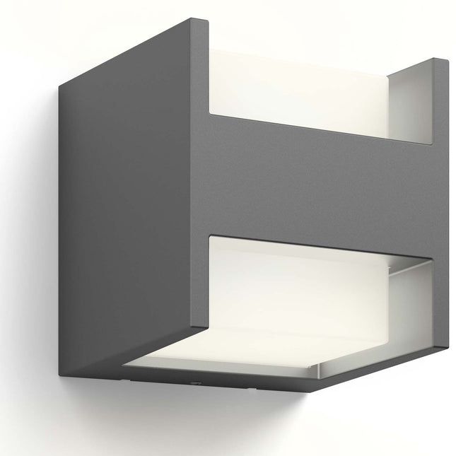Arbor Wandleuchte Ultra Effiziente LED 2x3,8W 800lm Anthrazit