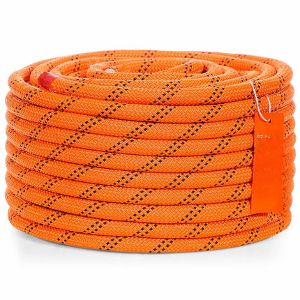 Arborist Climbing Rope, Double Braid Polyester, 1/2 in x 120 ft