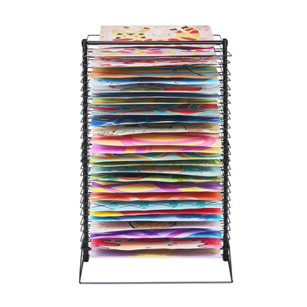 Art Drying Rack, 50 Removable Shelves, Carbon Steel