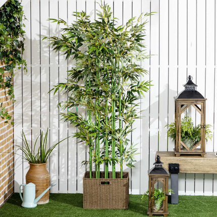 Artificial bamboo plant, 180cm, pine pot, indoor/outdoor